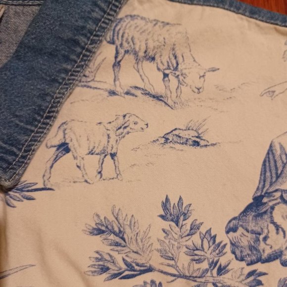 Vintage toile pattern button up blouse - Picture 5 of 5